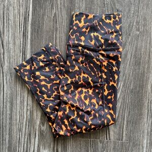 Leopard Print Capri Leggings